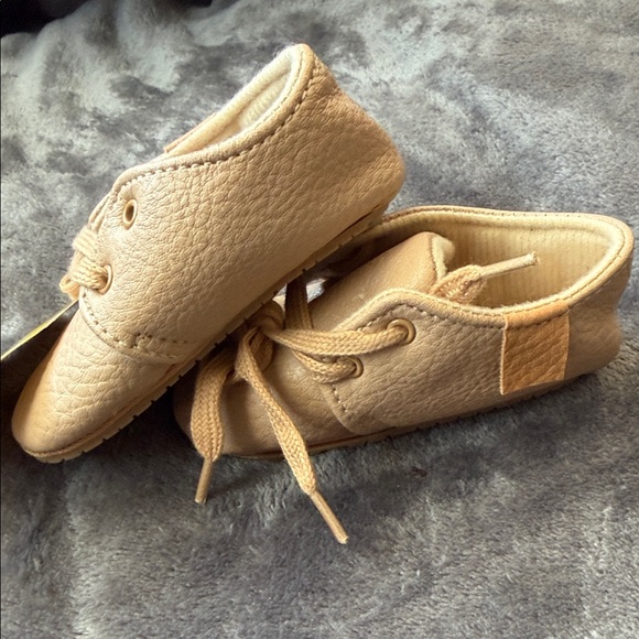 Baby Tan Leather Shoes - Picture 3 of 4
